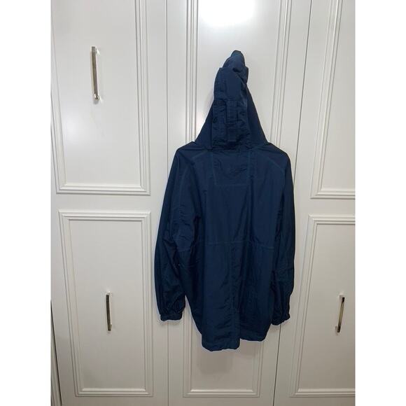 Vintage Gear for Sports Embroidered Men's XL Blue Hooded Windbreaker Jacket - Picture 8 of 9